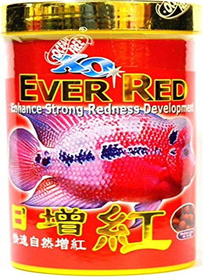 Ocean Free XO Ever Red Flowerhorn Fish Food (100 g), All Life Stages, Pellet - Image 1